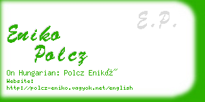 eniko polcz business card